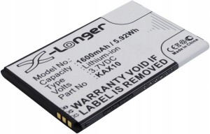 BATERIA AKUMULATOR KAX10 KAX40 KAZAM TROOPER X4.0