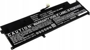 BATERIA XCNR3 WY7CG 7,6V DO DELL LATITUDE 13 7370