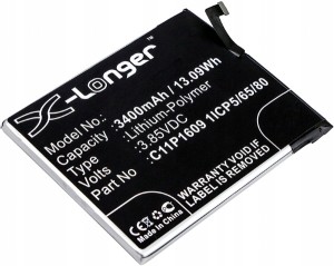 BATERIA C11P1609 DO ASUS ZENFONE 3 MAX 5.5 - 4 MAX