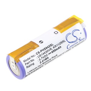 AKUMULATOR BATERIA US14430 ICR14430 L14430 14430 3,7V DO GOLARKI PHILIPS AT