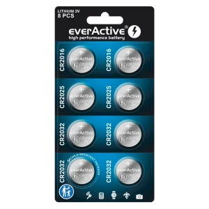 ZESTAW BATERII LITOWYCH 3V everActive 4x CR2032 2x CR2025 2x CR2016