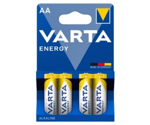 BATERIE ALKALICZNE PALUSZKI VARTA ENERGY AA LR6 (R6) 1,5V BLISTER 4szt.
