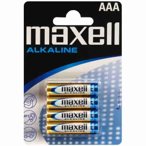 BATERIE ALKALICZNE MAŁE PALUSZKI MAXELL AAA LR03 (R03) 1,5V BLISTER 4szt.